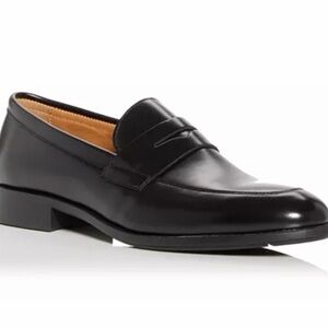 Boss Men's Black Leather Loafers